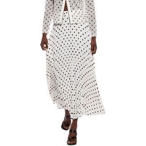Marc Cain Womens  Maxi Skirt, White